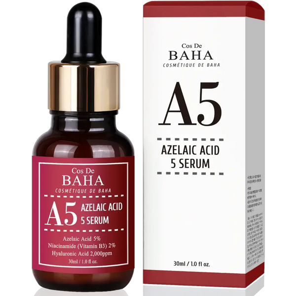 Протизапальна сироватка з азелаїновою кислотою Cos De Baha Azelaic Acid 5% Serum (A5) 30 мл 3701 фото