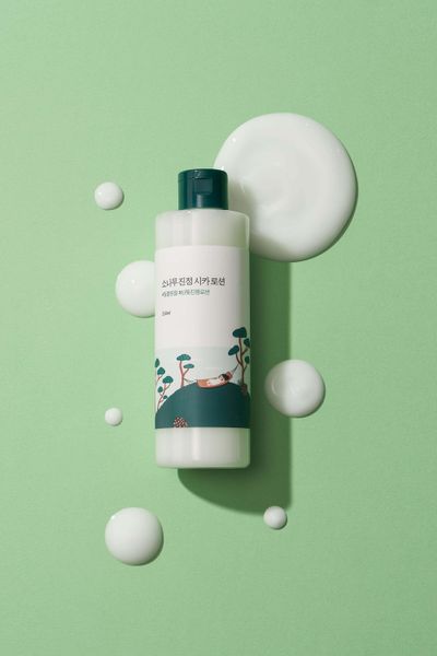 Успокаивающий лосьон с экстрактом игл сосны Round Lab Pine Calming Cica Lotion 250 мл 4216 фото