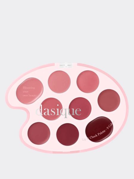 Універсальна кремова палетка для губ та щік Dasique Lip & Cheek Palette #04 Rose Coloring 7936 фото