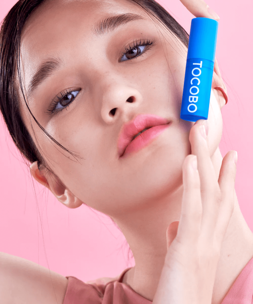 Зволожуючий бальзам відтінку для губ в рожевому відтінку TOCOBO Glass Tinted Lip Balm 032 Rose Petal 6906 фото