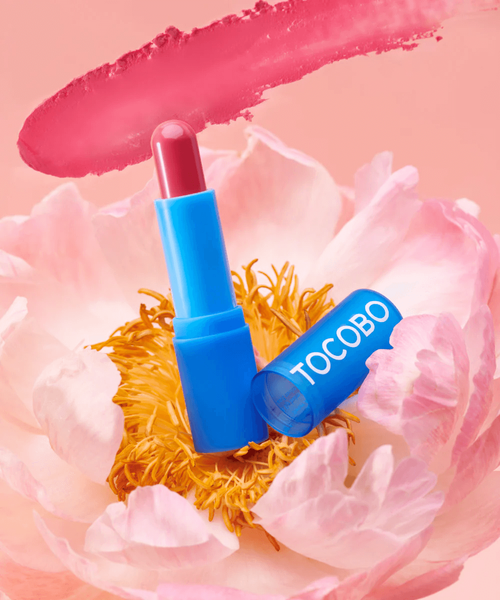 Увлажняющий оттеночный бальзам для губ в розовом оттенке TOCOBO Glass Tinted Lip Balm 032 Rose Petal 6906 фото