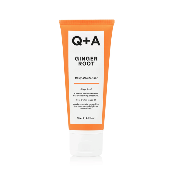 Увлажняющий крем для лица на основе корня имбиря Q+A Ginger Root Daily Moisturiser 75мл 3211 фото