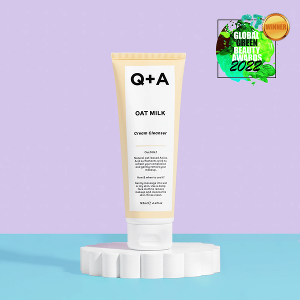 Очищувальний крем для обличчя з вівсяним молочком Q+A Oat Milk Cream Cleanser 125 мл 3229 фото