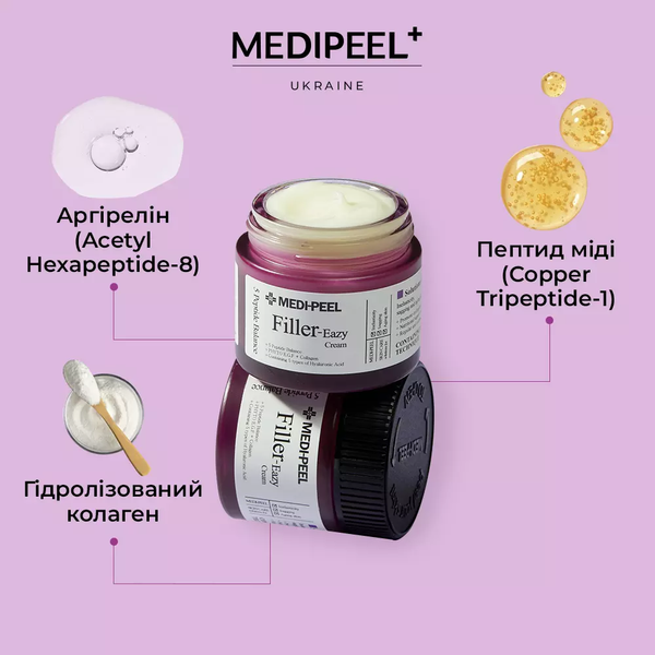 Укрепляющий крем-филлер для лица с пептидами и EGF от морщин Medi Peel Eazy Filler Cream 50 гр 5204 фото