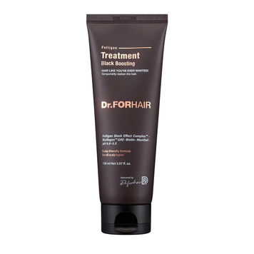 Бальзам-кондиционер для восстановления цвета седых волос Dr.FORHAIR Folligen Black Treatment 150мл 4910 фото