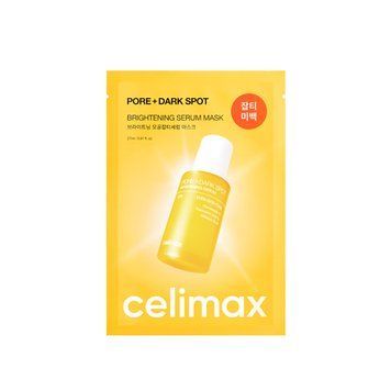Осветляющая тканевая маска на основе сыворотки Celimax Pore+dark Spot Brightening Serum Mask 7215 фото