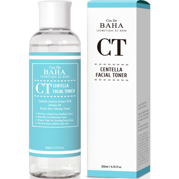 Тонер з екстрактом центели Cos De Baha Centella Facial Toner 200 мл 3705 фото