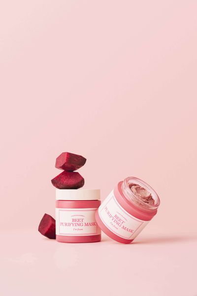 Глиняна маска для очищення пор із PHA-кислотою I'm From Beet Purifying Mask 110 г 4001 фото