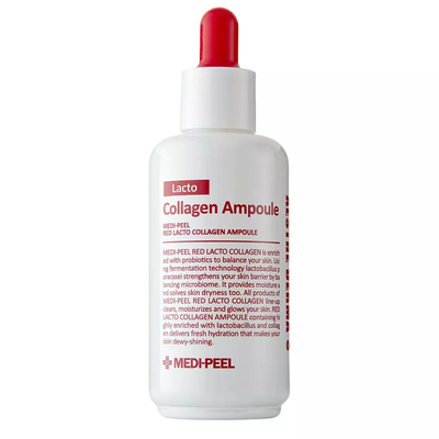 Колагенова ампульна сироватка для обличчя з лактобактеріями та амінокислотами Medi-Peel Red Lacto Collagen Ampoule 70 мл 5207 фото