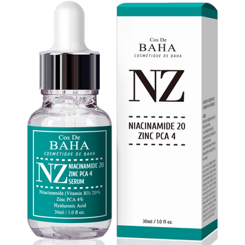 Сыворотка с ниацинамидом и цинком Cos De Baha Niacinamide 20% + Zinc 4% Serum 30 мл 3708 фото