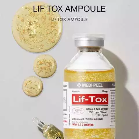 Лифтинг-сыворотка для лица с золотом и прополисом Medi Peel Lif-Tox Ampoule 35 мл 5209 фото