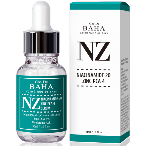 Сироватка з ніацинамідом та цинком Cos De Baha Niacinamide 20% + Zinc 4% Serum 30 мл 3708 фото