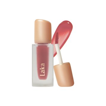 Зволожуючий тінт-блиск для губ LAKA Fruity Glam Tint #103 Humming 9801 фото