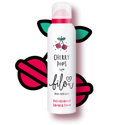 Пінка для душу Bilou Cherry Pops Поціловані сонцем вишневі льодяники, 200 мл 0806 фото