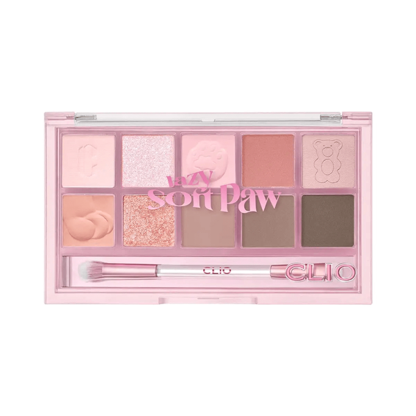 [Уцінка] Палетка тіней лімітована колекція Clio Pro Eye Palette Lazy Soft Paw (Koshort in Seoul Limited) 5814-1 фото