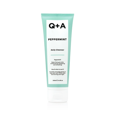 Очищувальний гель для обличчя з м'ятою Q+A Peppermint Daily Cleanser 125мл 3201 фото