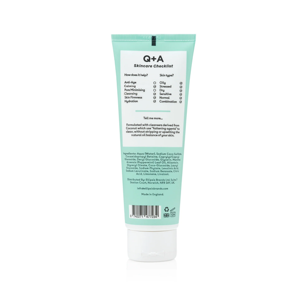 Очищувальний гель для обличчя з м'ятою Q+A Peppermint Daily Cleanser 125мл 3201 фото