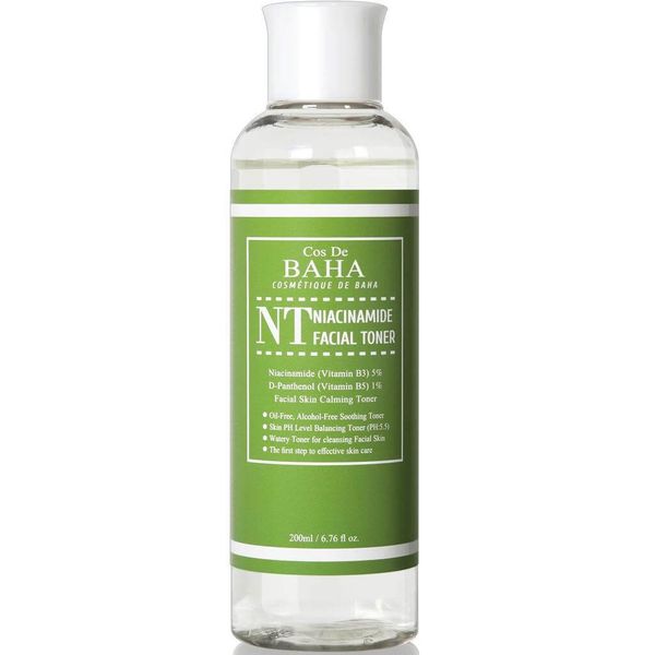 Балансирующий тонер с ниацинамидом Cos De Baha Niacinamide Facial Toner 200 мл 3710 фото