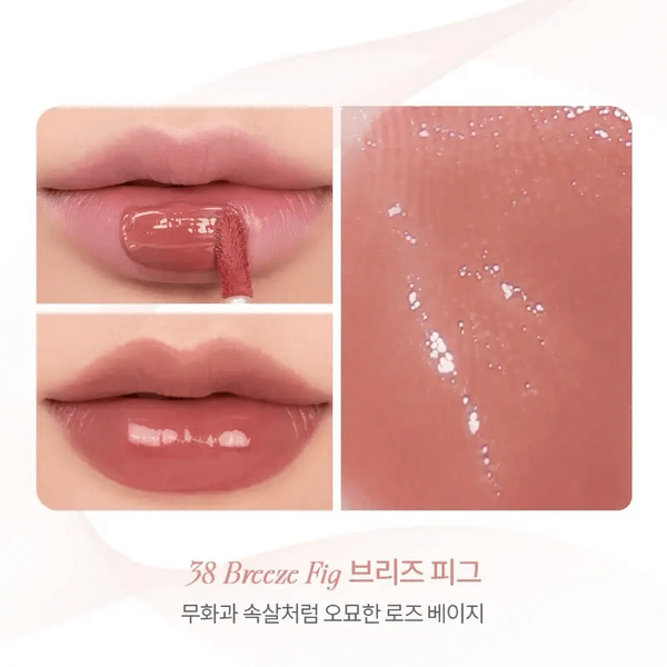 Сочный глянцевый тинт для губ с ореховым оттенком макадамии rom&nd Juicy Lasting Tint 38 Breeze Fig 6147 фото