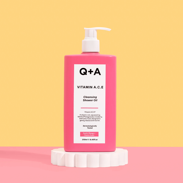 Вітамінізована олія для душу Q+A Vitamin A.C.E Cleansing Shower Oil 250 мл 3219 фото