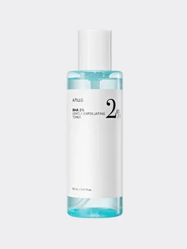 М'який відлущуючий тонер із саліциловою кислотою ANUA BHA 2% Gentle Exfoliating Toner 150 мл 4827 фото