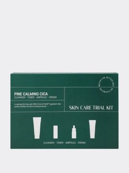 Дорожный набор для ухода за кожей с экстрактом сосны Round Lab Pine Calming Cica Trial Kit 4261 фото