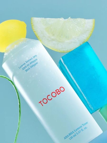 Відлущуючий тонер з комплексом кислот та екстрактом лимона TOCOBO AHA BHA Lemon Toner 150 мл 6911 фото