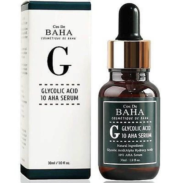 Сироватка-пілінг із гліколевою кислотою Cos De Baha Glycolic Acid 10 AHA Serum 30 мл 3718 фото