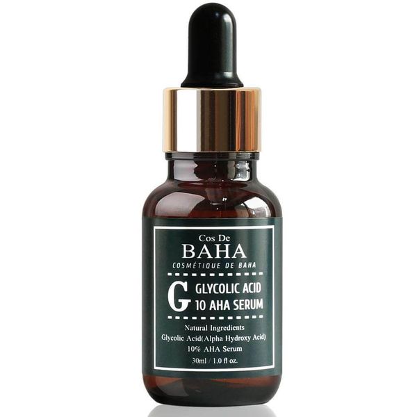 Сыворотка-пилинг с гликолевой кислотой Cos De Baha Glycolic Acid 10 AHA Serum 30 мл 3718 фото