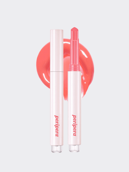 Тающий бальзам в цвете абрикосового джема PERIPERA Heart Jam Glow Lip 7 Apricot Jelly 7610 фото