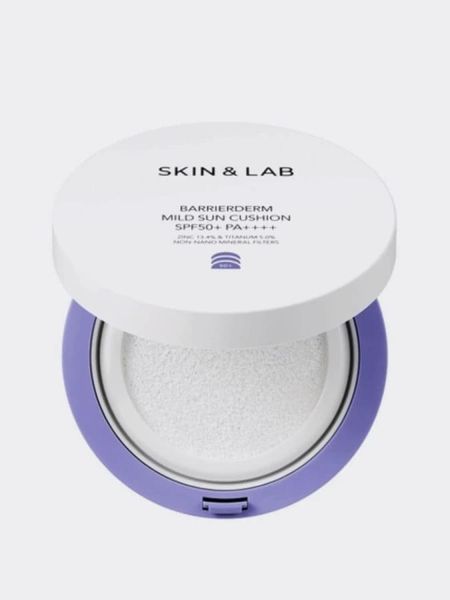 Сонцезахисний кушон із керамідами SKIN&LAB Barrierderm Mild Sun Cushion SPF 50+ PA++++ 4123 фото