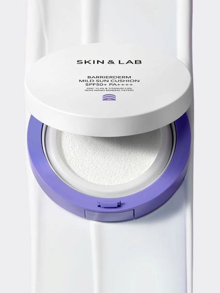 Солнцезащитный кушон с керамидами SKIN&LAB Barrierderm Mild Sun Cushion SPF 50+ PA++++ 15г + 15г 4123 фото