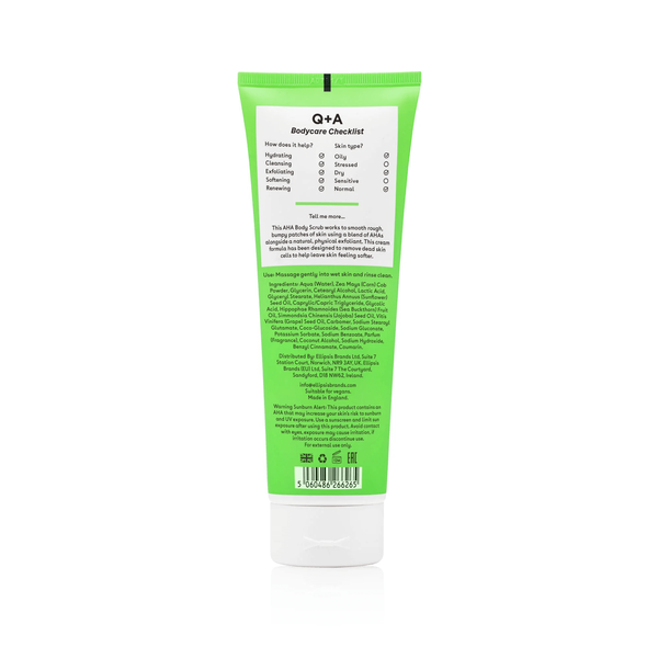 Скраб для тіла з AHA-кислотами Q+A AHA Exfoliator Body Scrub 250 мл 3223 фото