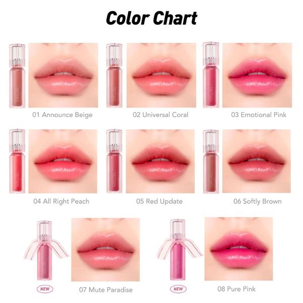 Тінт для губ PERIPERA WATER BARE TINT 008 PURE PINK 3.7г 7612 фото