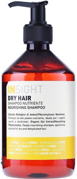 Шампунь питательный для сухих волос Insight Dry Hair Nourishing Shampoo 400мл 7721 фото