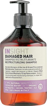 Шампунь восстанавливающий для поврежденных волос Insight Restructurizing Shampoo 900мл 7705 фото