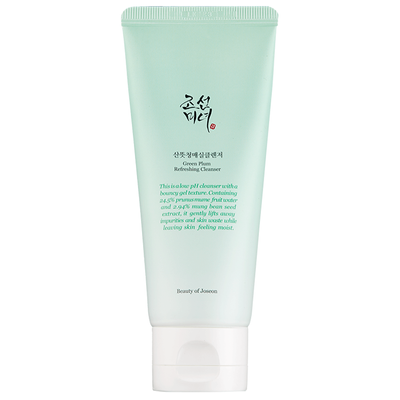 Пінка з нейтральним рН для чутливої шкіри з екстрактом зеленої сливи та бобових 100мл Beauty Of Joseon Green Plum Refreshing Cleanser 2905 фото