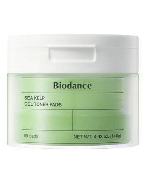 Освіжаючі гелеві тонер-педи для обличчя з екстрактом водоростей Biodance Sea Kelp Gel Toner Pads 8308 фото