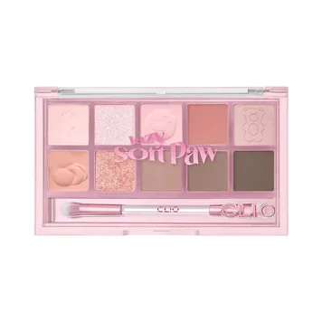 Палетка тіней лімітована колекція Clio Pro Eye Palette Lazy Soft Paw (Koshort in Seoul Limited) 5814 фото