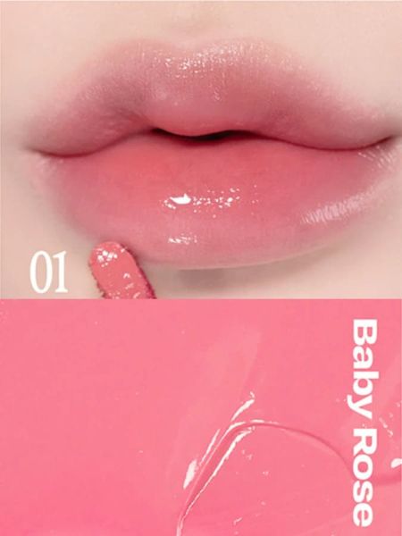 Сяючий бальзам-тінт для губ ALTERNATIVE STEREO Lip Potion Balmy Rose No.1 Baby Rose 8502 фото