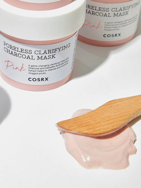 Очищающая маска с углем и каолином Cosrx Poreless Clarifying Charcoal Mask Pink 110 мл 5705 фото