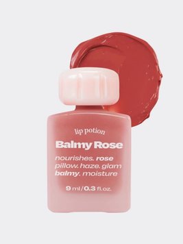 Сяючий бальзам-тінт для губ ALTERNATIVE STEREO Lip Potion Balmy Rose No.5 Peach Brulee 8506 фото