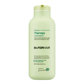 Фітотерапевтичний шампунь для чутливої шкіри голови Dr.FORHAIR Phyto Therapy Shampoo, 300мл 4913 фото