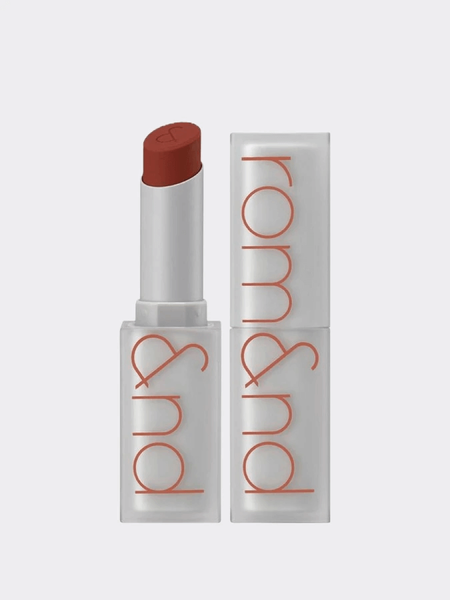 Мягкая кремовая помада в оттенке коричневого заката rom&nd Zero Matte Lipstick 05 Evening Me 6102 фото