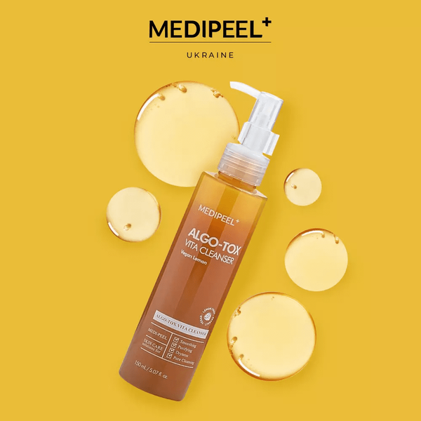 Освежающий гель для очищения кожи Medi Peel Algo-Tox Vita Cleanser Vegan Lemon 150 мл 5215 фото