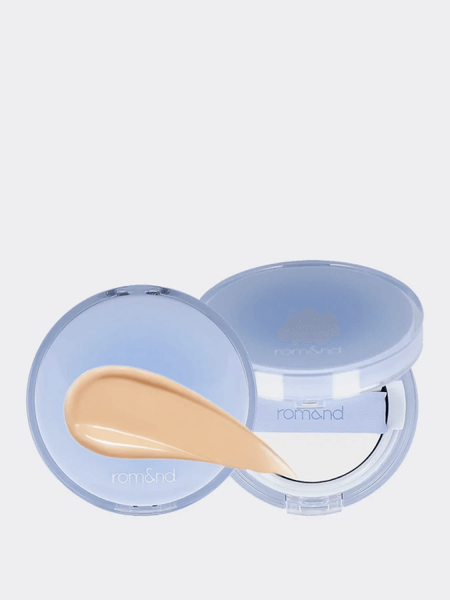 Тональний кушон з вологим фінішем у нюдовому відтінку rom&nd Bare Water Cushion 04 Beige 23 SPF38 PA++++ 6126 фото