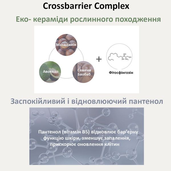 Крем для зміцнення захисного бар'єру з керамідами та пантенолом Needly Crossbarrier Cream 80мл 4604 фото