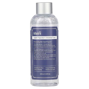 Увлажняющий тоник без ароматизатора DEAR, KLAIRS Supple Preparation Unscented Toner 180 мл 3521 фото