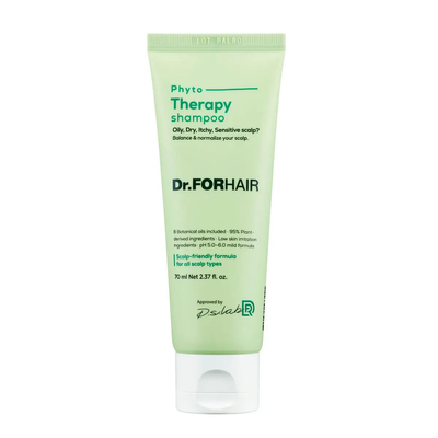 Фітотерапевтичний шампунь для чутливої шкіри голови Dr.FORHAIR Phyto Therapy Shampoo, 70мл 4915 фото