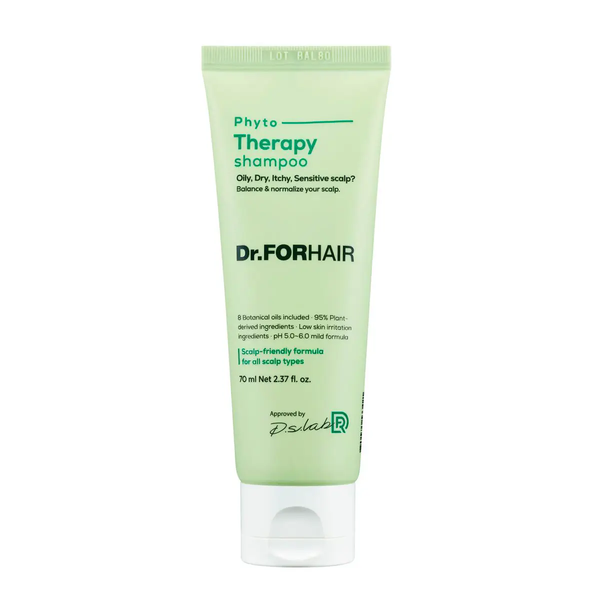 Фитотерапевтический шампунь для чувствительной кожи головы Dr.FORHAIR Phyto Therapy Shampoo, 70мл 4915 фото